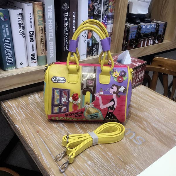 Wholesale Women's Handbags & Crossbody Bags 2025 New Arrival European and American Style PU Leather Creative Boston Bag