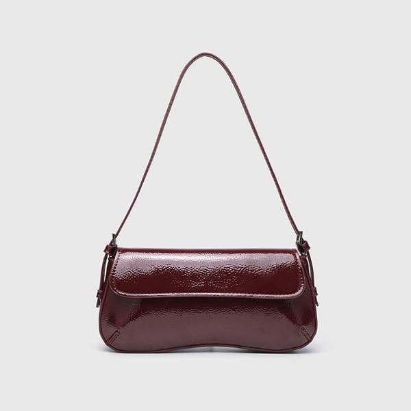 Cross-border Wholesale ZR Retro Flap Underarm Bag 2024 Autumn New Fashion Simple Baguette Handbag Shoulder Bag