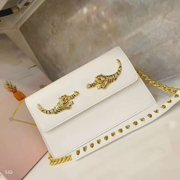 Luxury Banquet Chain Bag For Women - Elegant Nappa Leather Shoulder & Crossbody Bag, Retro Small Square Bag