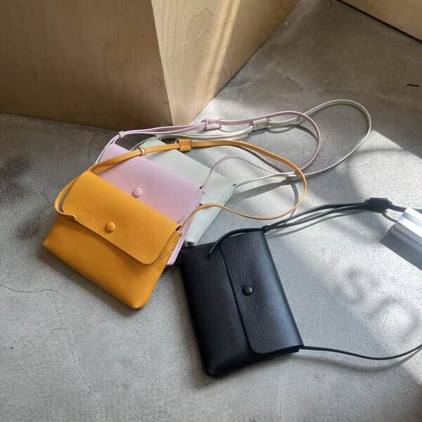 2026 Spring/Summer New Minimalist Single Shoulder Crossbody Bag For Women, Fashion Cowhide Commuter Phone Bag, Designer Handbag