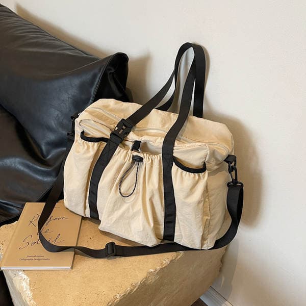 Women's Outdoor Techwear Bag - New Large Capacity Nylon Casual Tote, Commuter Bag, Trendy Gym & Airport Bag