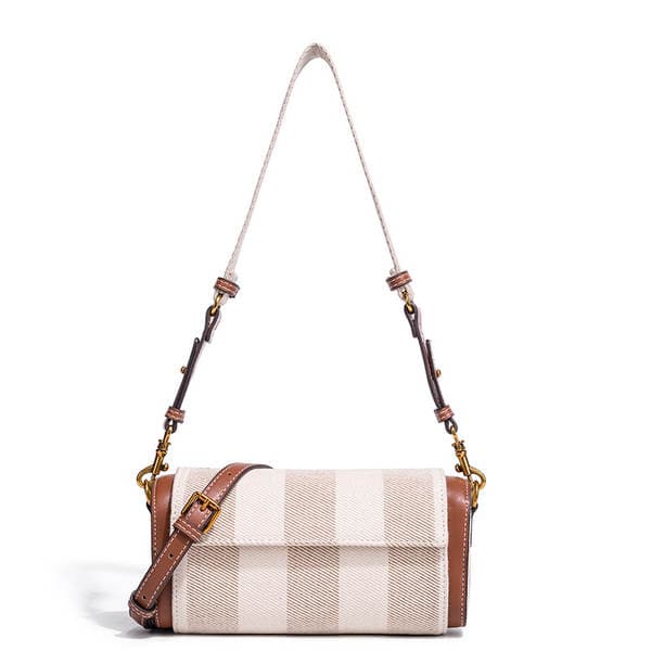 ZARA Style 2026 New Plaid Baguette Bag Women's Shoulder Crossbody Bag Versatile Commuter Handbag Pillow Bag