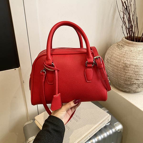Luxury Vintage Handbag For Women 2026 New Large Capacity Bowling Bag Trendy Shoulder Crossbody Bag