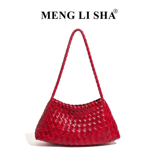 Luxury Minimalist Woven Handbag For Women 2026 New Arrival Exquisite Shoulder Bag Commuter Underarm Tote