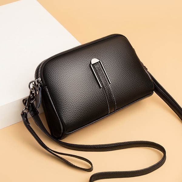 Genuine Leather Women's Shoulder Bag 2025 New Fashion Versatile Casual Clutch Wholesale Top Grain Cowhide Crossbody Bag