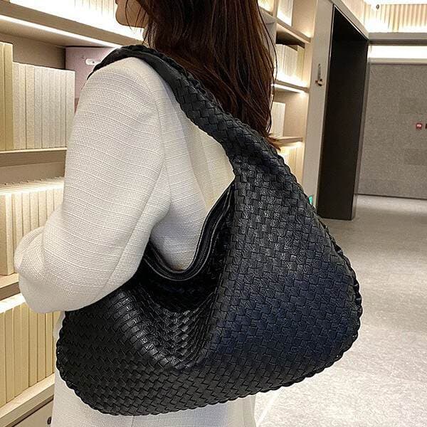 Cross-Border Niche French Woven Bag For Women - Elegant Versatile Handbag, Underarm Shoulder Bag, Textured Commuter Bag