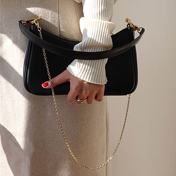 Luxury Niche Women's Handbag 2024 New Summer French Fashion Baguette Bag Underarm Shoulder Crossbody Bag Trendy