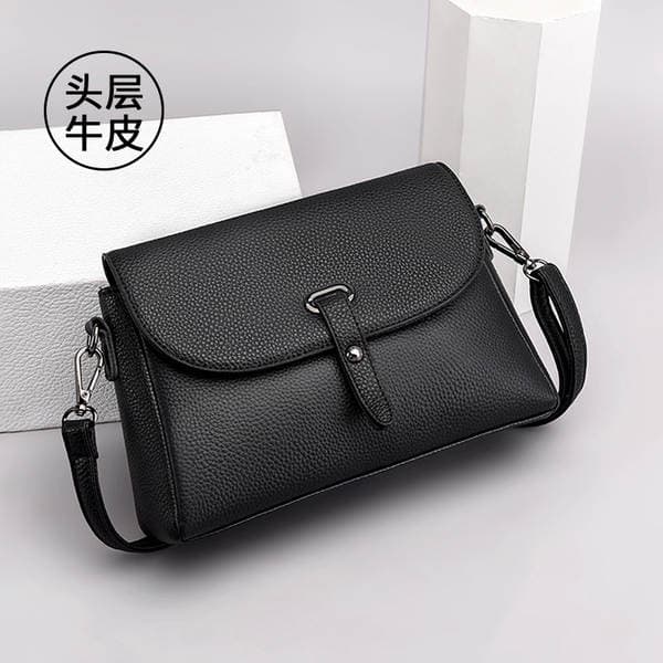 Wholesale Genuine Leather Women's Bag Top Grain Cowhide 2026 New Fashion Trendy Versatile Large Capacity Shoulder Crossbody Bag