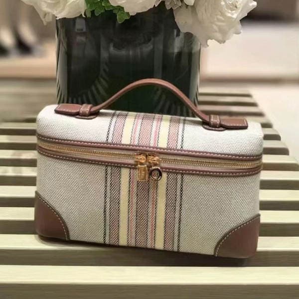Women's Canvas Mini Bag 2025 Summer New Arrival Korean Style Fashion Single Shoulder Crossbody Casual Versatile Square Bucket Bag