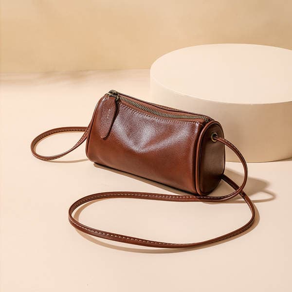 Women's Handbags 2025 New Summer Genuine Leather Phone Bag Shoulder Crossbody Pillow Small Bag