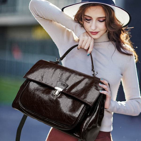 CCAMO Women's Handbags 2025 New Arrival Luxury Niche Designer Genuine Leather Bag Shoulder & Backpack 2-in-1
