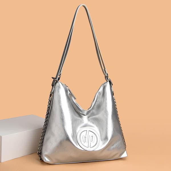 Korea 2023 New Niche Soft Leather Tote Bag Large Capacity High-End Texture Commuter Backpack & Shoulder Bag 2-In-1 For Women