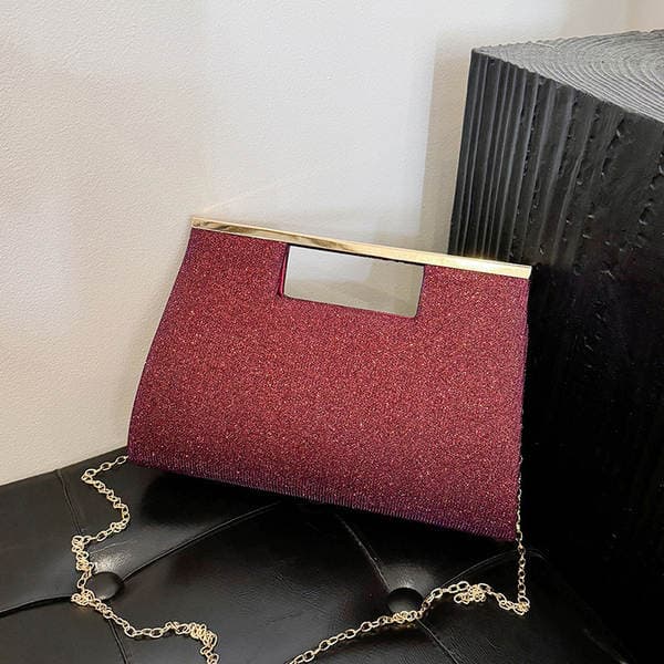 Sparkly Small Square Handbag Women's Evening Clutch Bag for Banquets, Cheongsam, Gowns, and KTV Princess Bag