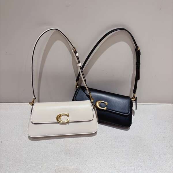 2025 New Women's Jet Underarm Bag Retro Monogram Baguette Bag Color-Block Accordion Bag Commuter Shoulder Crossbody Bag