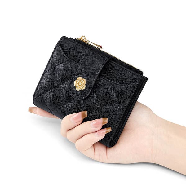 Paul Genuine Leather Women's Wallet 2023 New Multi-Slot Card Holder Coin Purse High-End Exquisite Mini Card Case