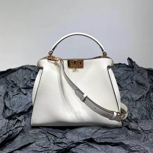2023 New Classic Genuine Leather Cat Bag Handbag Shoulder Crossbody Bag For Women With Lock Cowhide Leather Purse