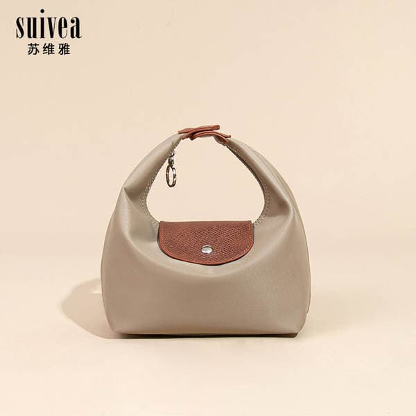 2025 New Waterproof Nylon Lunch Bag Niche Design Commuter Handbag Casual Versatile Single Shoulder Dumpling Bag For Women