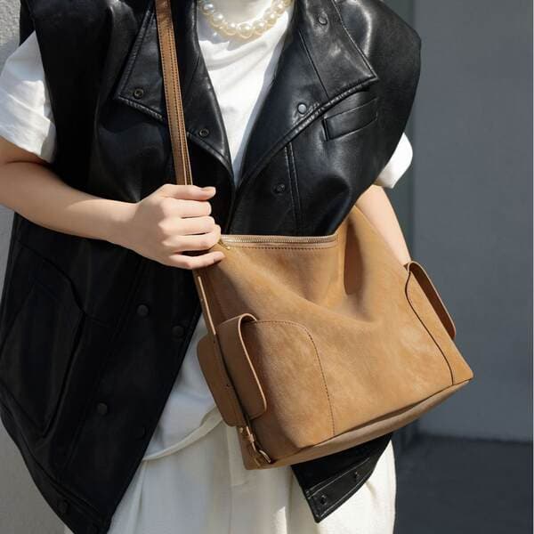 2026 New Xiaoyao Hobo Commuter Bag Large Capacity Versatile Shoulder Crossbody Bag Premium Genuine Leather Underarm Bag For Women