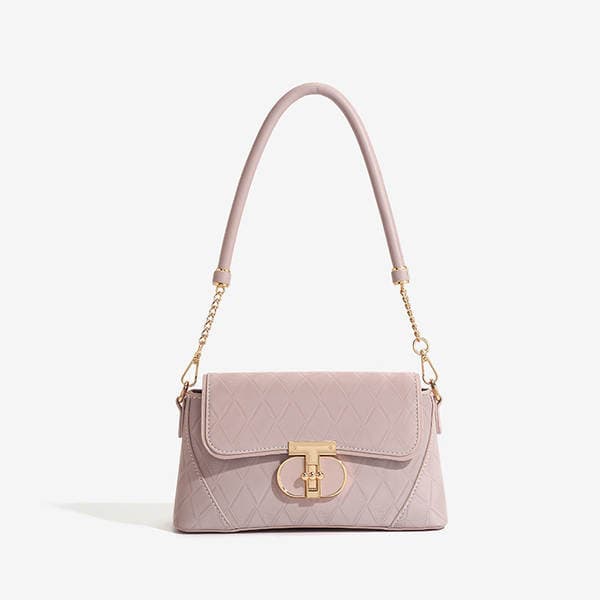 Korean Style Quilted Underarm Bag For Women 2026 New Season Chain Baguette Bag Versatile Date Shoulder Bag Crossbody Bag
