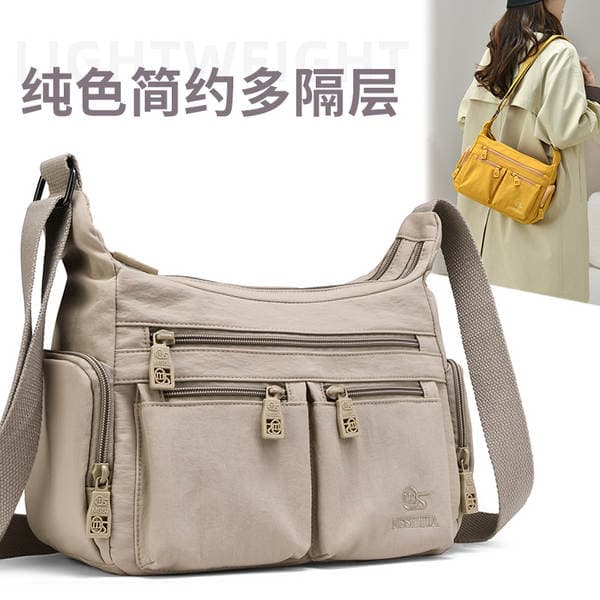 2026 New Simple Lightweight Large Capacity Shoulder Bag For Women Casual Nylon Crossbody Bag Versatile Commuter Bag