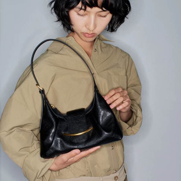 2026 Spring New Tote Bag Genuine Leather Underarm Shoulder Bag For Women Luxury Fashion Cowhide Crossbody Versatile Bag