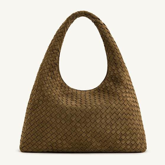 Suede Frosted Woven Hobo Tote Bag For Women Laura Autumn/Winter Retro Commuter Handbag Shoulder Underarm Bag