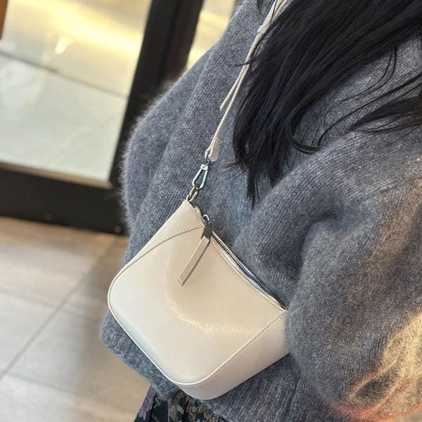 2026 Spring New Genuine Leather Shoulder Bag For Women, Versatile High-End Niche Small Cowhide Crossbody Bag
