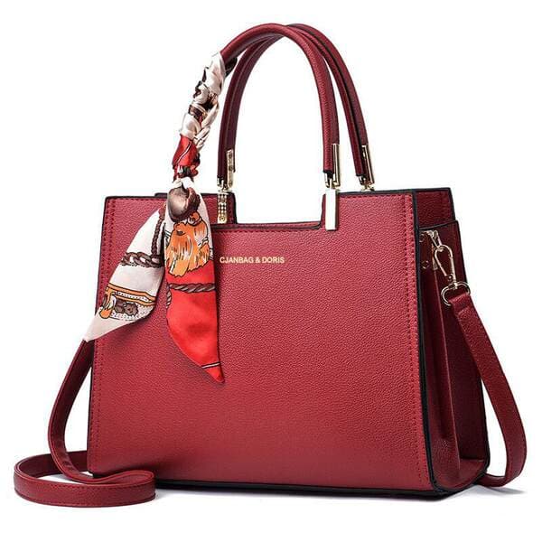 Elegant Red Wedding Handbag For Mothers And Middle-Aged Women - Sophisticated Crossbody & Tote Bag For Weddings