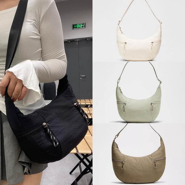 Lululemon Slouchy Large Capacity Commuter Shoulder Bag Croissant Dumpling Crossbody Bag