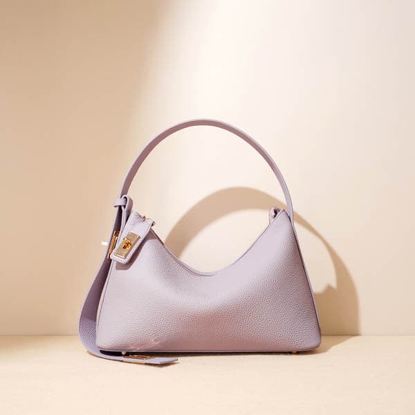 2026 Spring High-End Niche Design Togo Cowhide Handbag Luxury Leather Pillow Shoulder Bag For Women