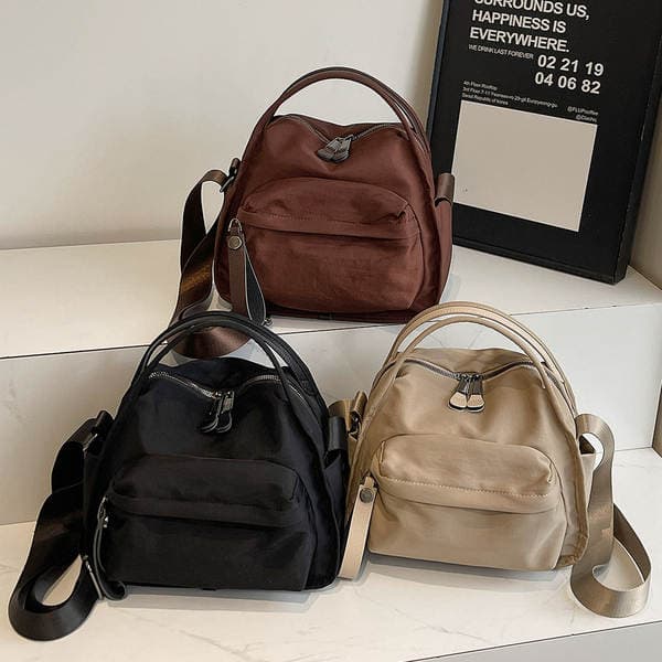 Women's Large Capacity Lightweight Nylon Crossbody Bag, Casual Handbag, Versatile Shoulder Bag For College Students, Class And Commuting
