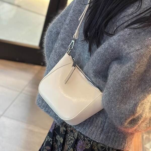 Genuine Leather Women's Small Bag 2025 New Arrival Coin Purse Versatile Fashion High-Quality Texture Commuter Shoulder Crossbody Bag