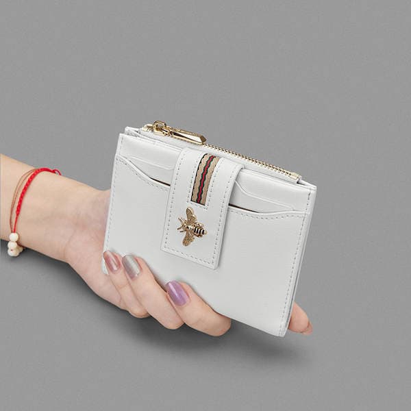 Paul Emperor Women's Short Wallet - Exquisite High-End Ultra-Thin Leather Purse With Multiple Card Slots, Mini Coin Purse For Women