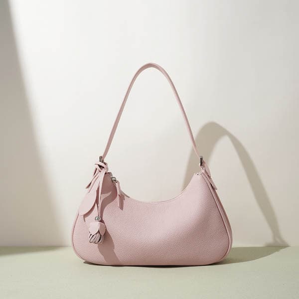 2026 Early Spring New Crescent Baguette Underarm Bag Niche Minimalist Design Candy Color Handbag Shoulder Bag For Women