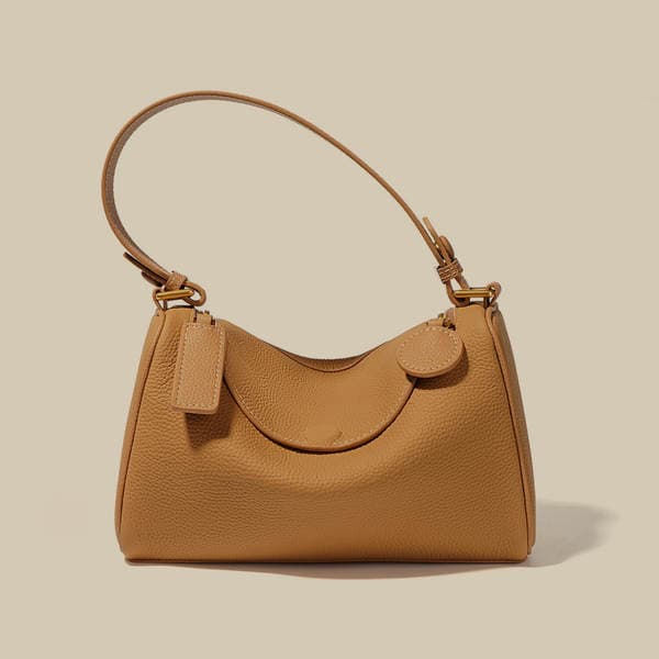 Women's 2025 New Top Grain Cowhide Commuter Versatile Crossbody Bag Luxury Genuine Leather Shoulder Pillow Bag