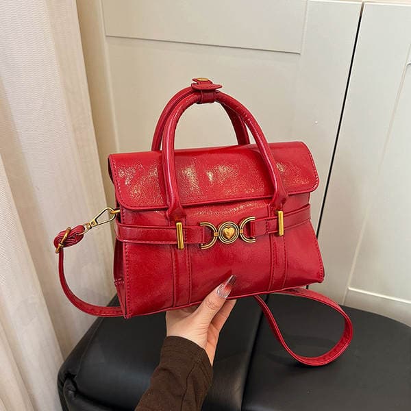 Korean Style Elegant Niche Evening Bag For Women 2026 New Minimalist Handbag Small Square Bag Commuter Shoulder Bag