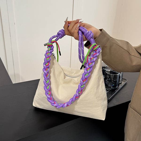 2026 Spring/Summer New Fashion Nylon Underarm Bag For Women, Casual Lightweight Crossbody Bag, Versatile Commuter Shoulder Bag