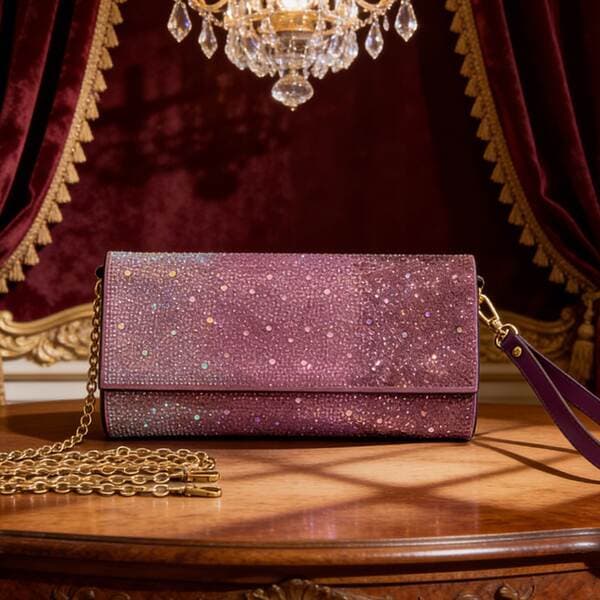Korean Style Rhinestone Evening Bag, Diamond Clutch For Banquets And Formal Dresses, European And American Fashion Diamond Crossbody Small Square Bag For Women