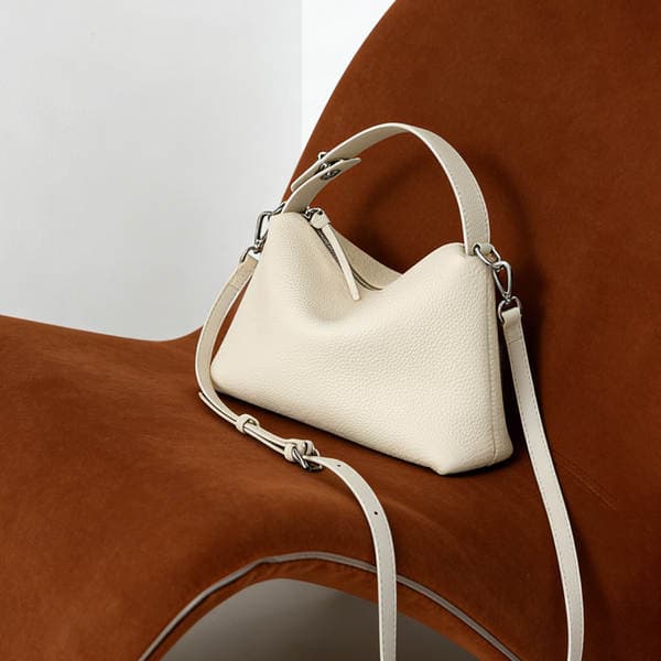 Women's New Luxury Genuine Leather Handbag - Trendy Minimalist Versatile Shoulder Bag & Commuter Crossbody Bag