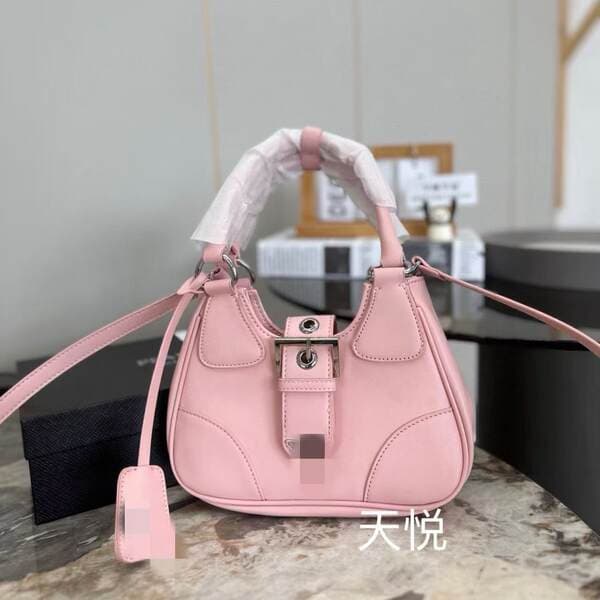 Soft Hobo Underarm Bag - Sweet & Cool Biker Style, Niche Designer Shoulder & Crossbody Bag For Women