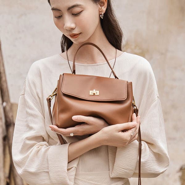 Women's Handbag 2026 New Arrival Crossbody Bag Cowhide Leather Commuter Shoulder Bag Large Capacity Genuine Leather Bag