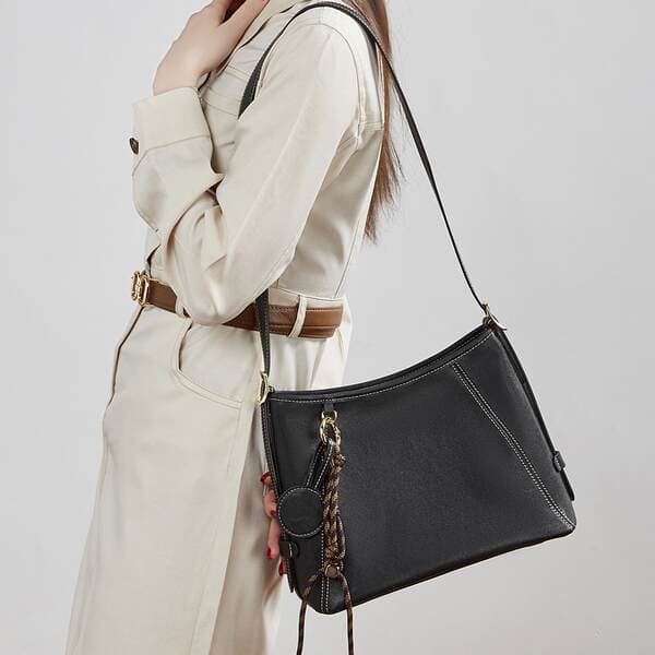 Niche French Vintage Underarm Bag For Women 2026 New Fashion Commuter Hobo Bag Elegant Genuine Leather Shoulder Handbag