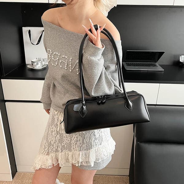 Cross-Border Luxury Niche Retro Long Handle Baguette Bag For Women 2025 New Fashion Shoulder Bag Underarm Bag