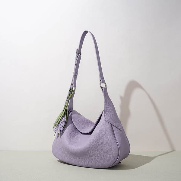 Early Spring Exquisite Crescent New Underarm Bag, Niche Minimalist Genuine Leather Crossbody Bag, Casual High-End Women's Shoulder Bag