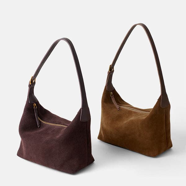 Women's Genuine Leather Crossbody Bag 2025 New Arrival Matte Cowhide Tote Bag Luxury Minimalist Casual Shoulder Bag