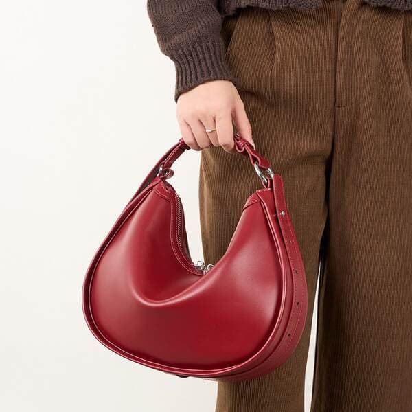 Niche Design Crescent Bag Genuine Leather Underarm Bag For Women 2025 New Simple High-End Shoulder Crossbody Versatile Handbag