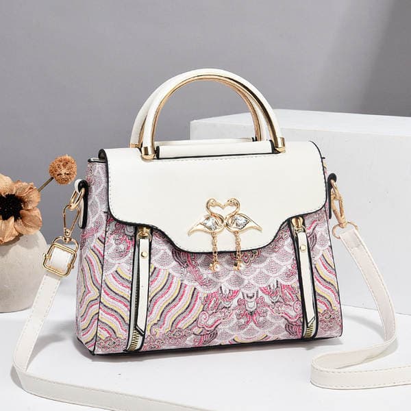 2025 New PU Leather Women's Handbag Luxury Designer Shoulder Bag Crossbody Small Square Bag