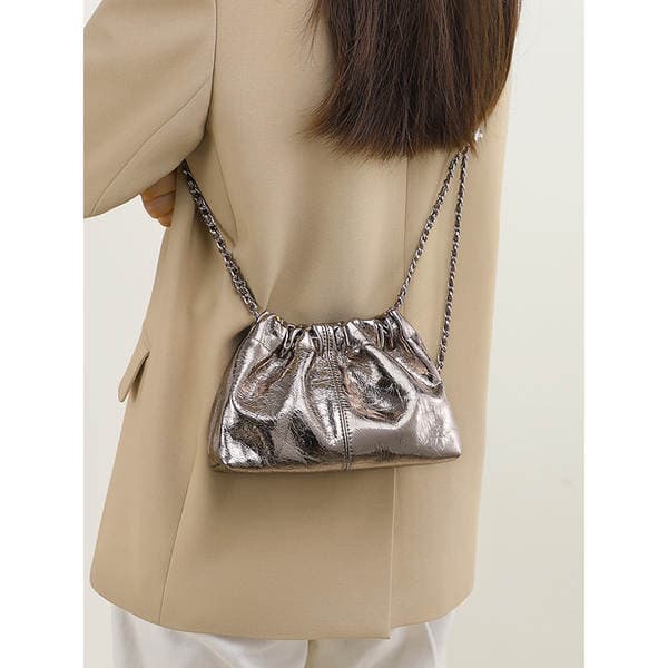Women's 2026 Summer New Cloud Bag Leather Crossbody Phone Bag Luxury Shoulder Bag