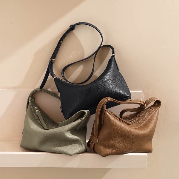 New Export Style Women's Genuine Top Grain Leather Crossbody Bag, Luxury Commuter Shoulder Bag & Underarm Bag