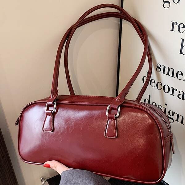 Cross-Border Women's Boston Bag Large Capacity 2026 New Arrival Shoulder Underarm Bag Versatile Pillow Bag